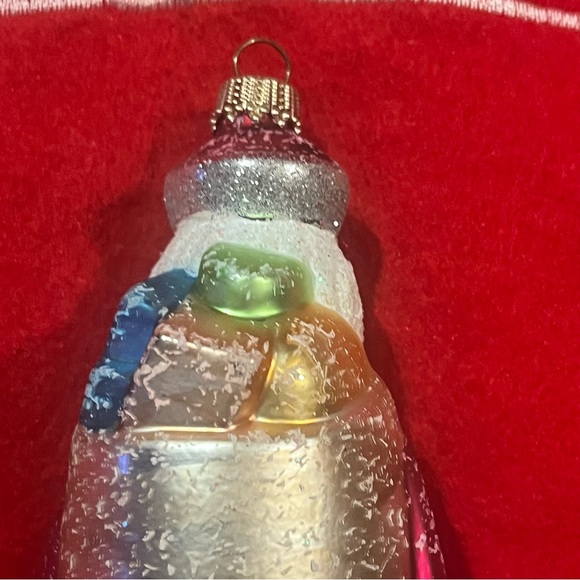 Larry Fraga Designs 6.25” Mr. Fabulous, Glass, Christmas ORNAMENT TREE 5058 Euc - Picture 10 of 12